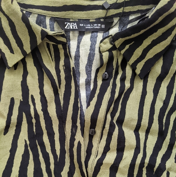 NWT Zara zebra print crop top - Picture 7 of 11
